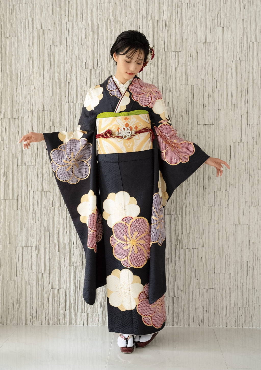 ume様 ご確認用 長襦袢 正絹（衿秀 公式 半衿 はんえり 刺繍 大梅 