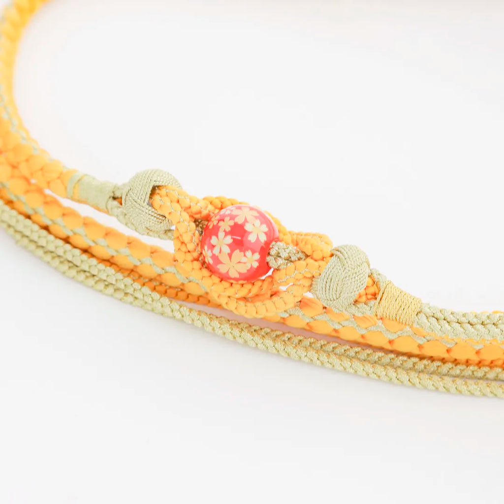 帯締め販売：和装小物】飾り玉付き黄色 – kimono-hearts-onlinestore