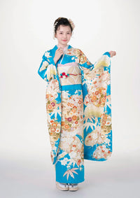 【振袖ネットレンタル：春日和の兆し】爽やかで華やかに/KH-585