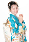 【振袖ネットレンタル：春日和の兆し】爽やかで華やかに/KH-585