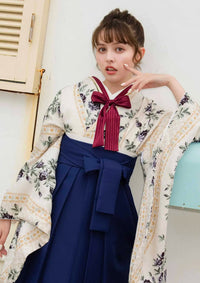 【袴ネットレンタル：クラシカルセーラーネイビー】洋風な学生さん/KH-362