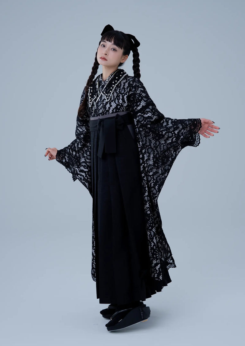 【袴ネットレンタル：ゴシックレース】ドレッシーで華やかに/KH-302