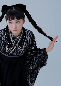 【袴ネットレンタル：ゴシックレース】ドレッシーで華やかに/KH-302