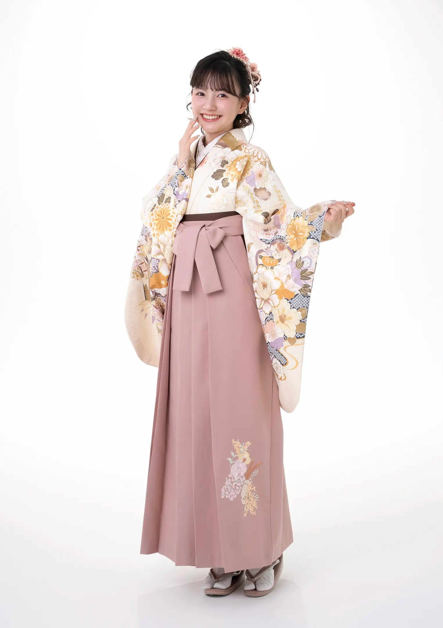 袴ネットレンタル:くすみピンク袴】舞妓さんのように/NW-C3 – kimono 袴ネットレンタル:くすみピンク袴】舞妓さんのように/NW-C3 – kimono