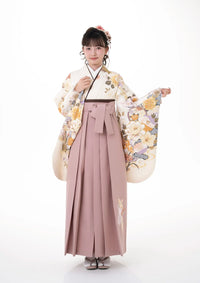 【袴ネットレンタル：くすみピンク袴】舞妓さんのように/NW-C3