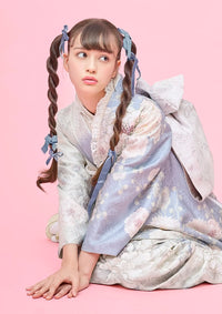 【振袖ネットレンタル：パステルブルー】あざと可愛く/FL-E319