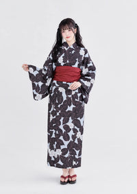 【浴衣販売】セパレート浴衣帯つきセット可愛らしくも個性的な雰囲気/WY-16