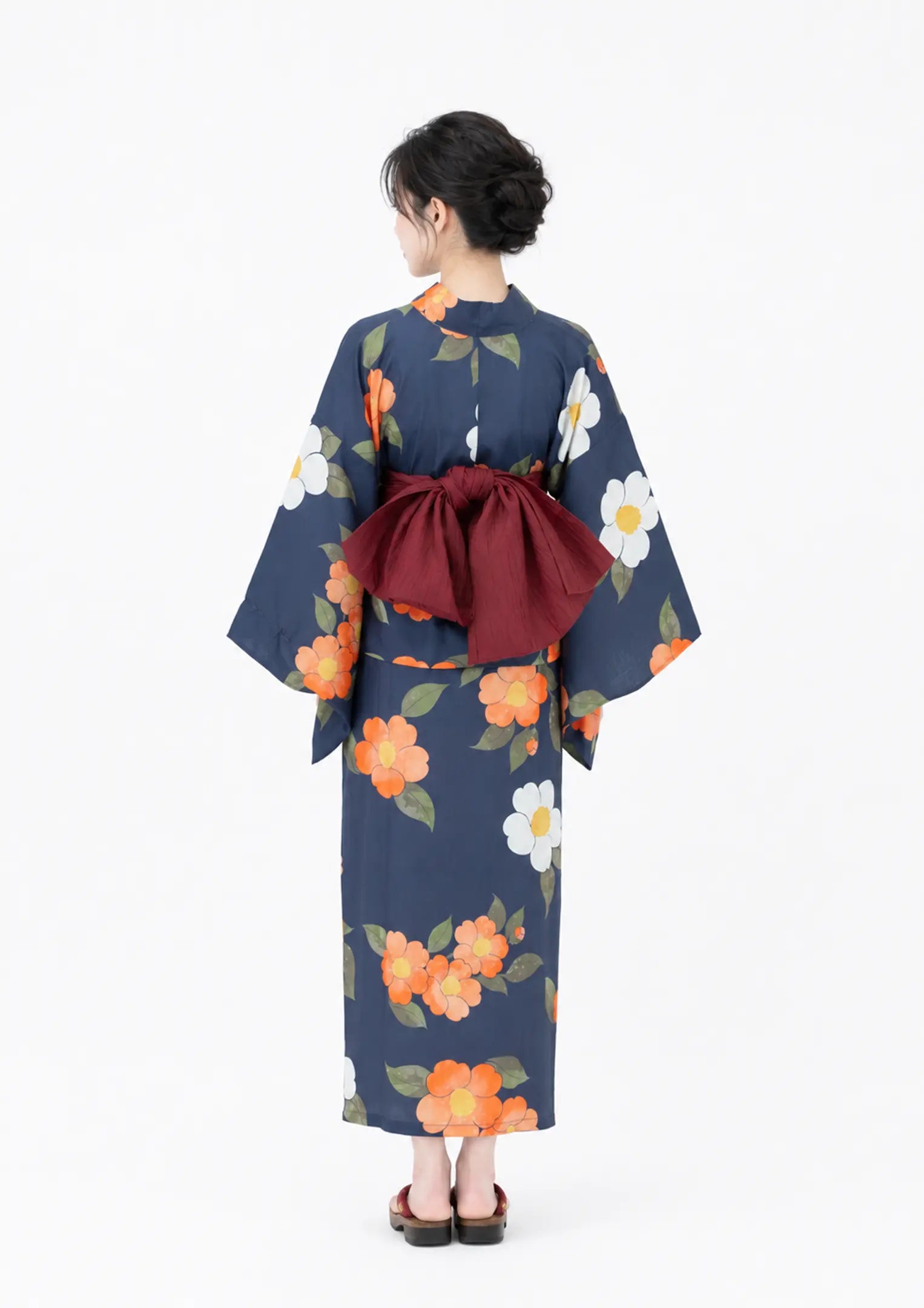 【浴衣販売】セパレート浴衣帯つきセット レトロな雰囲気が好きな方におすすめ/WY-18