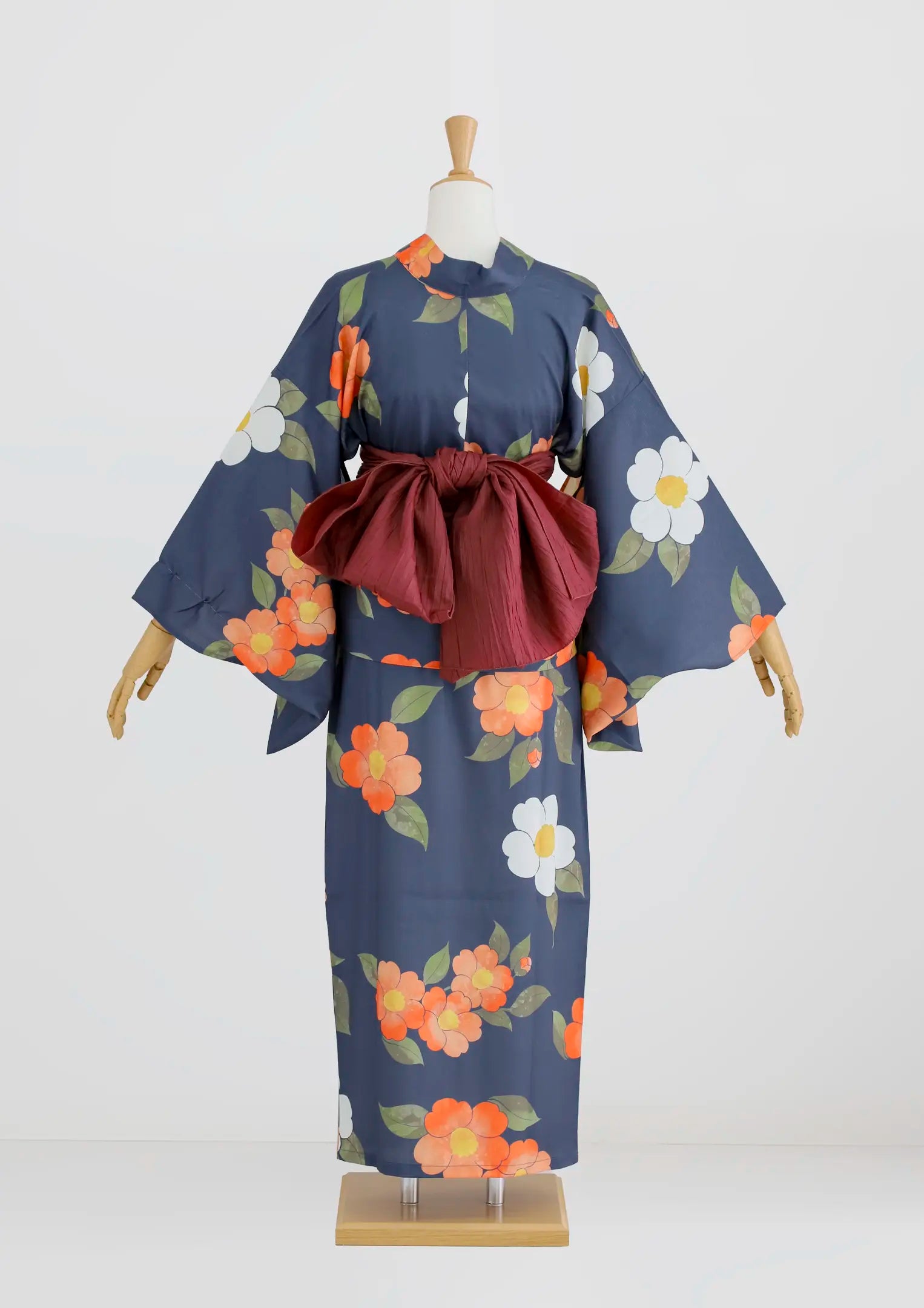 【浴衣販売】セパレート浴衣帯つきセット レトロな雰囲気が好きな方におすすめ/WY-18