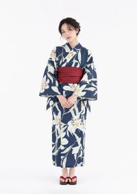 【浴衣販売】セパレート浴衣帯つきセット大人モダンな雰囲気/WY-20