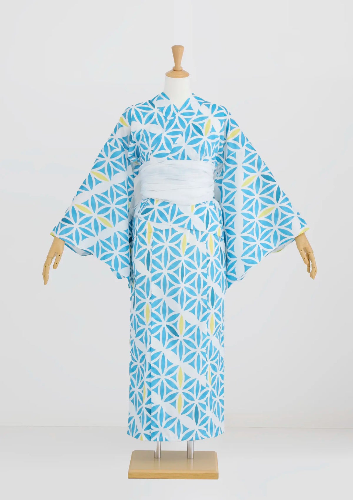 浴衣販売】セパレート2way浴衣帯つきセット爽やかな水色が夏らしい/WY 浴衣販売】セパレート2way浴衣帯つきセット爽やかな水色が夏らしい/WY