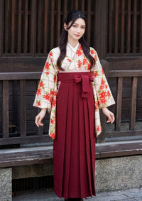 【袴ネットレンタル：ピンクの小花】ヨーロピアンな雰囲気で/HA-82