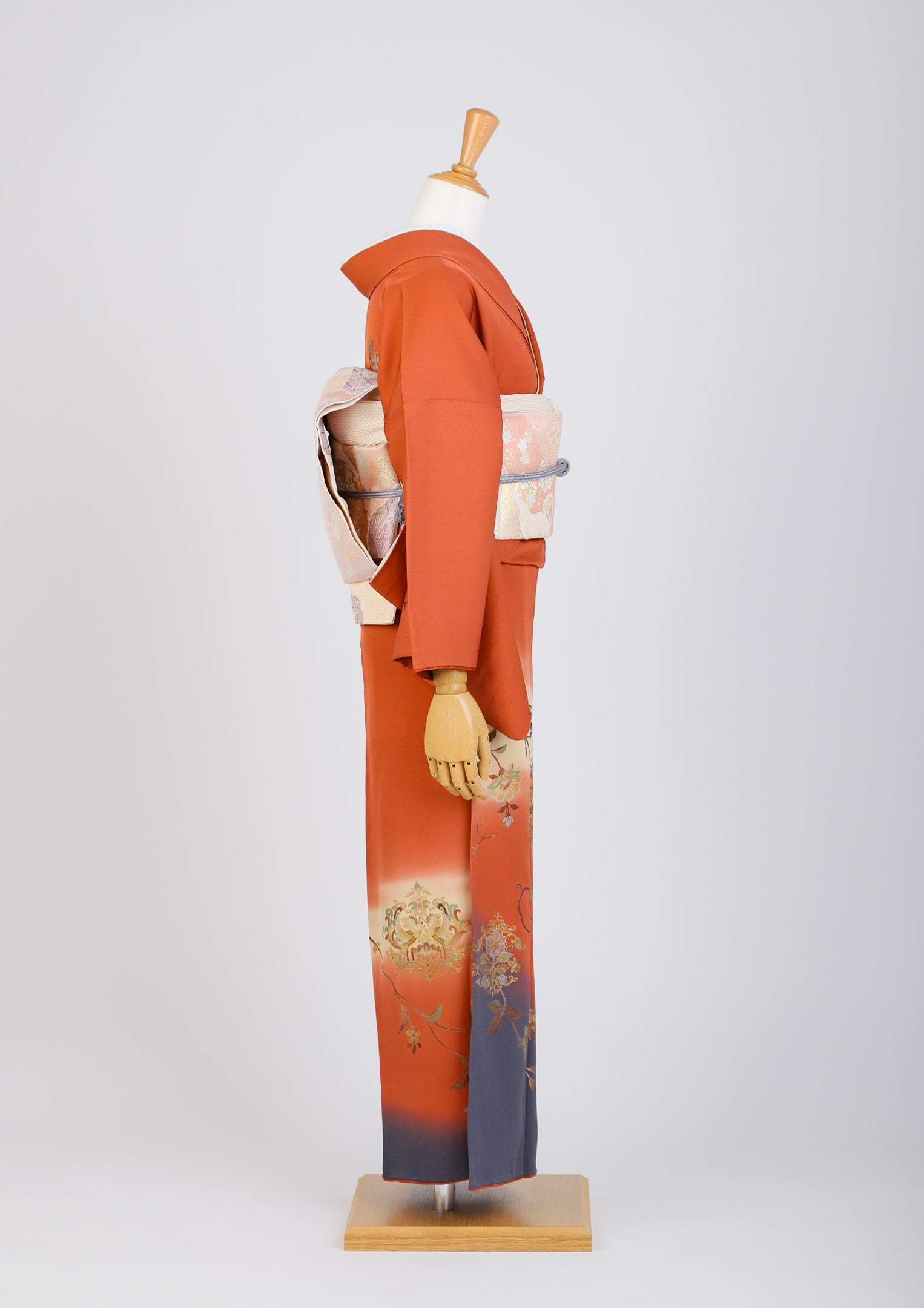 訪問着レンタル：樺色と藍鉄色】D-S1 – kimono-hearts-onlinestore