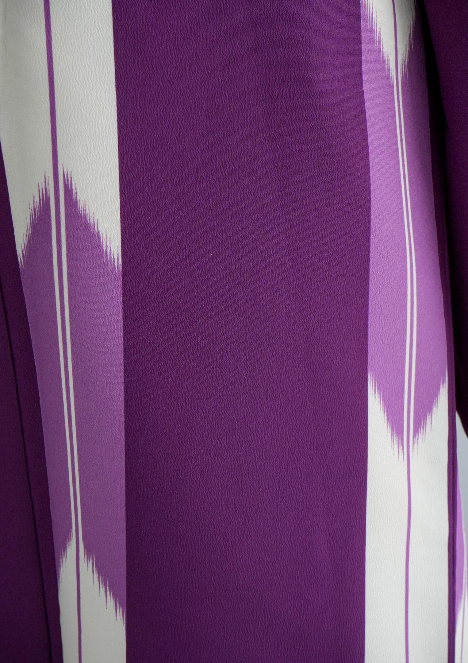 袴ネットレンタル：紫と矢絣ストライプ】ちょっと大人なハイカラさん