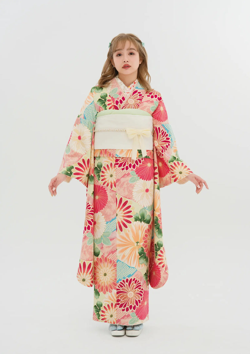 【振袖ネットレンタルすぐ届く成人式振袖】注文後1週間程度でお届け！/FL-8103