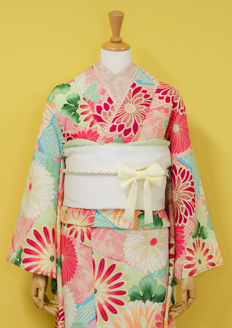 【振袖ネットレンタルすぐ届く成人式振袖】注文後1週間程度でお届け！/FL-8103