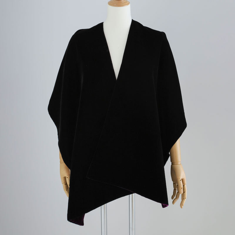 ショール】ベロア素材リバーシブル黒 – kimono-hearts-onlinestore