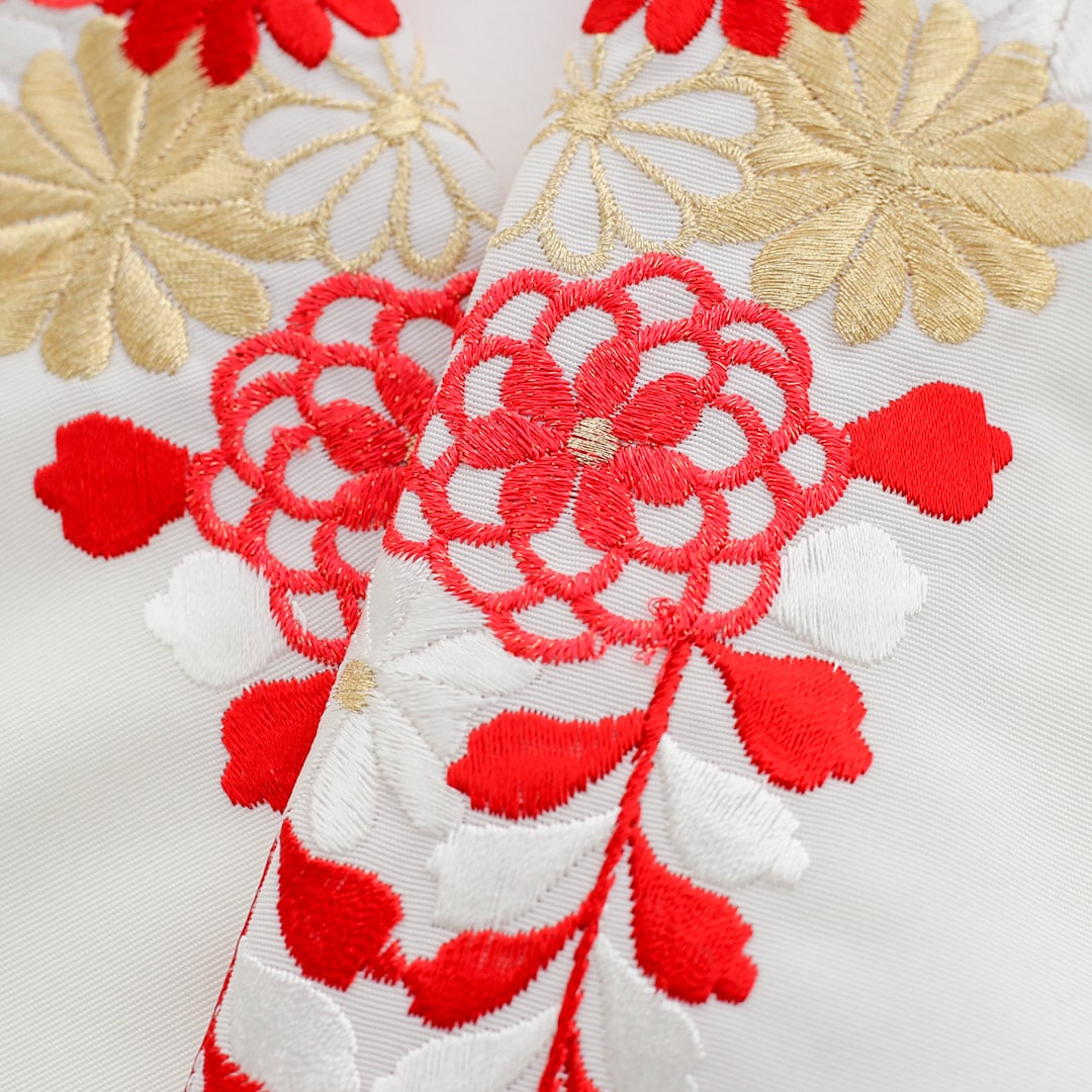 半衿:下がり藤刺繍白 – kimono-hearts-onlinestore 半衿:下がり藤刺繍白 – kimono-hearts-onlinestore