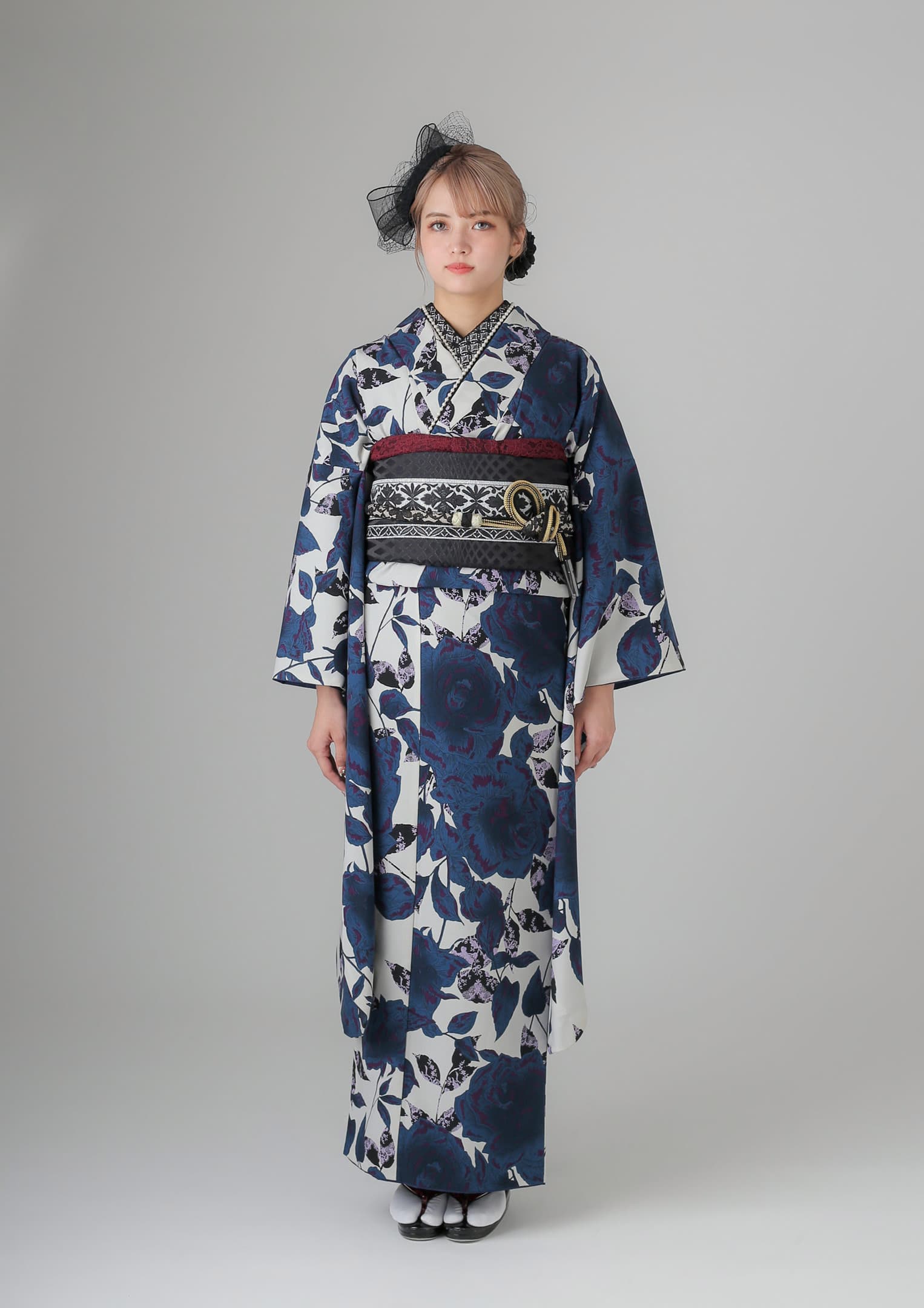 振袖ネットレンタル：青い薔薇】サブカル女子に人気！/KH-305 – kimono