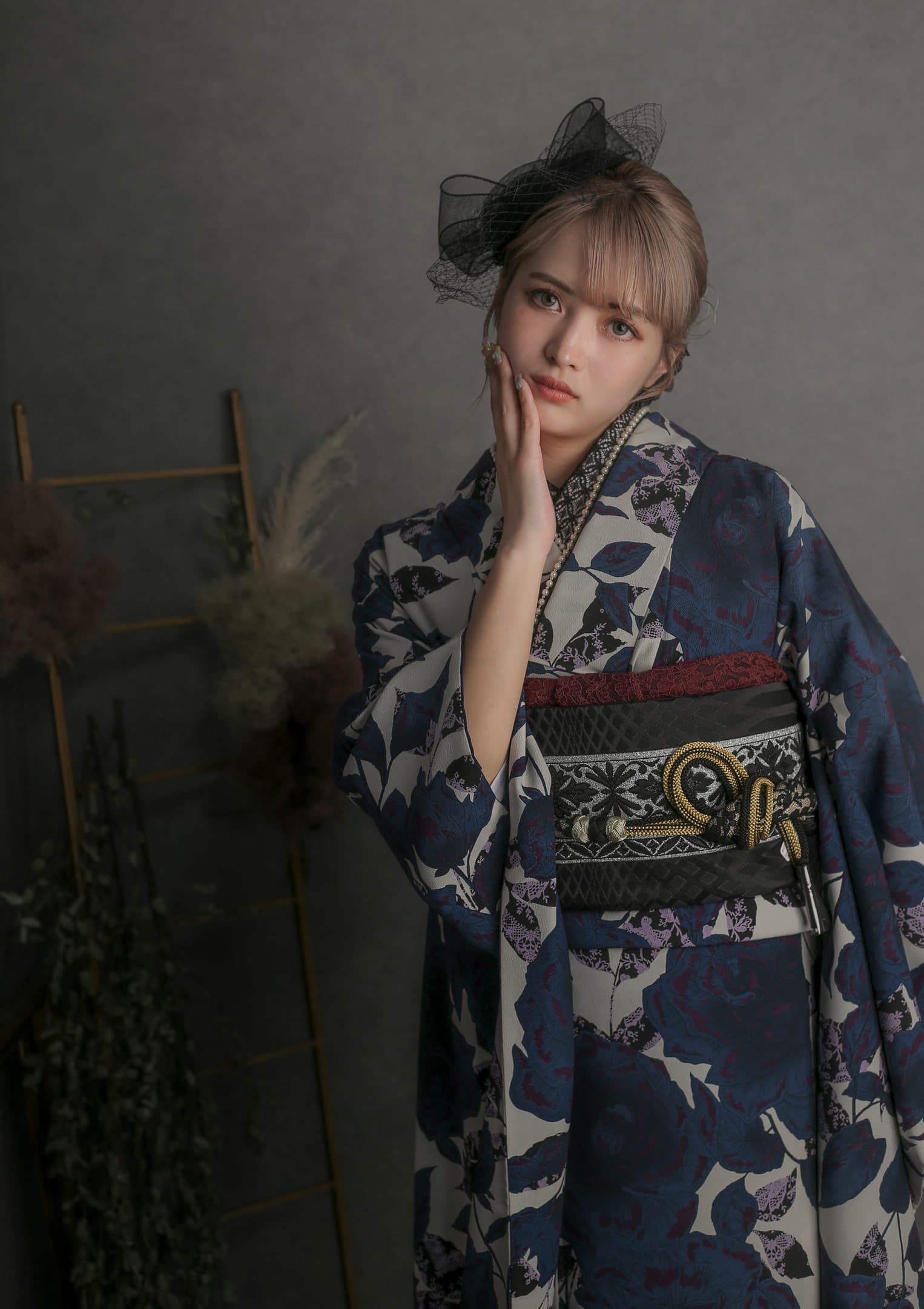 振袖ネットレンタル：青い薔薇】サブカル女子に人気！/KH-305 – kimono-hearts-onlinestore