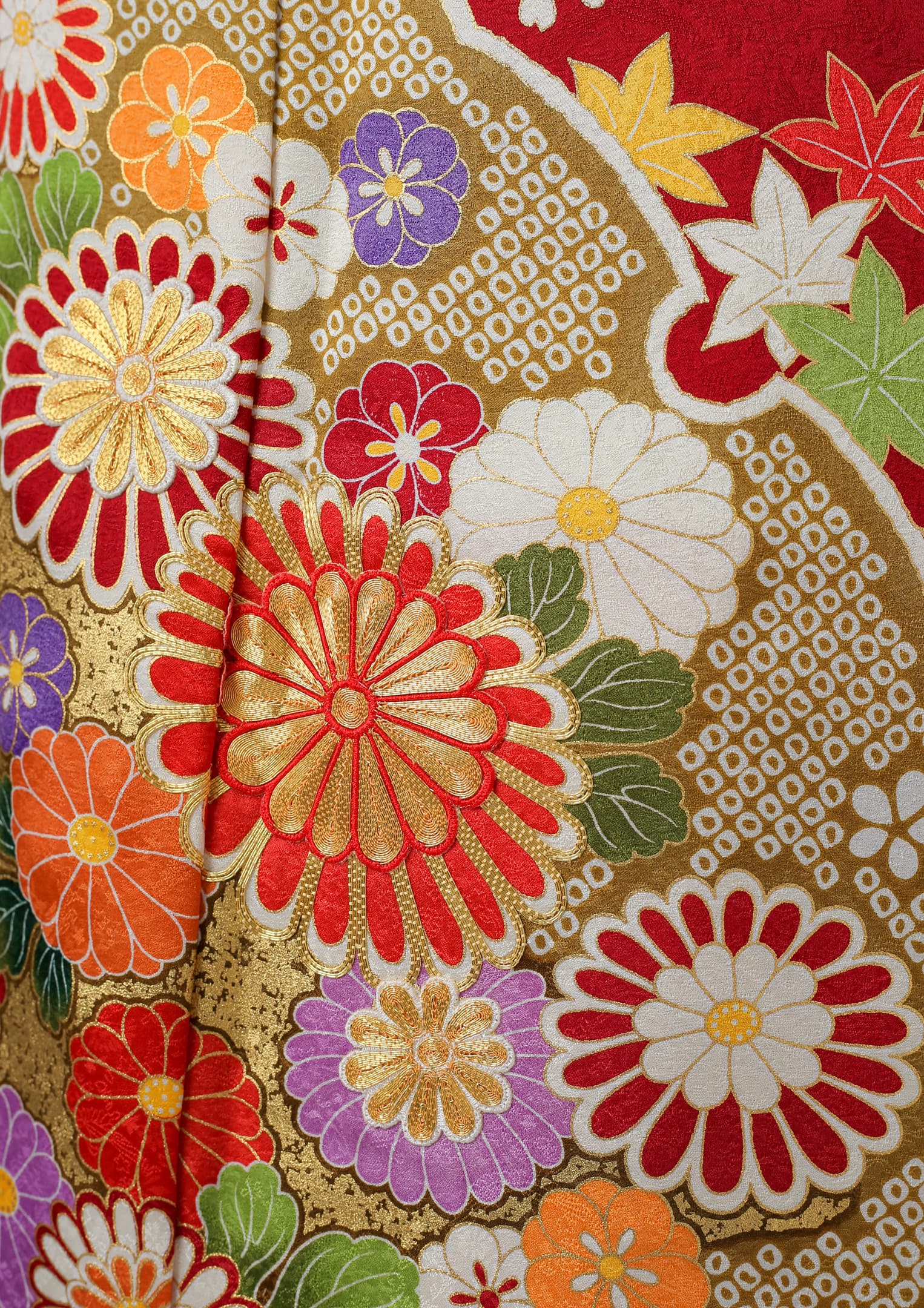 振袖ネットレンタル：赤と緑】可憐に王道に/KH-342 – kimono-hearts