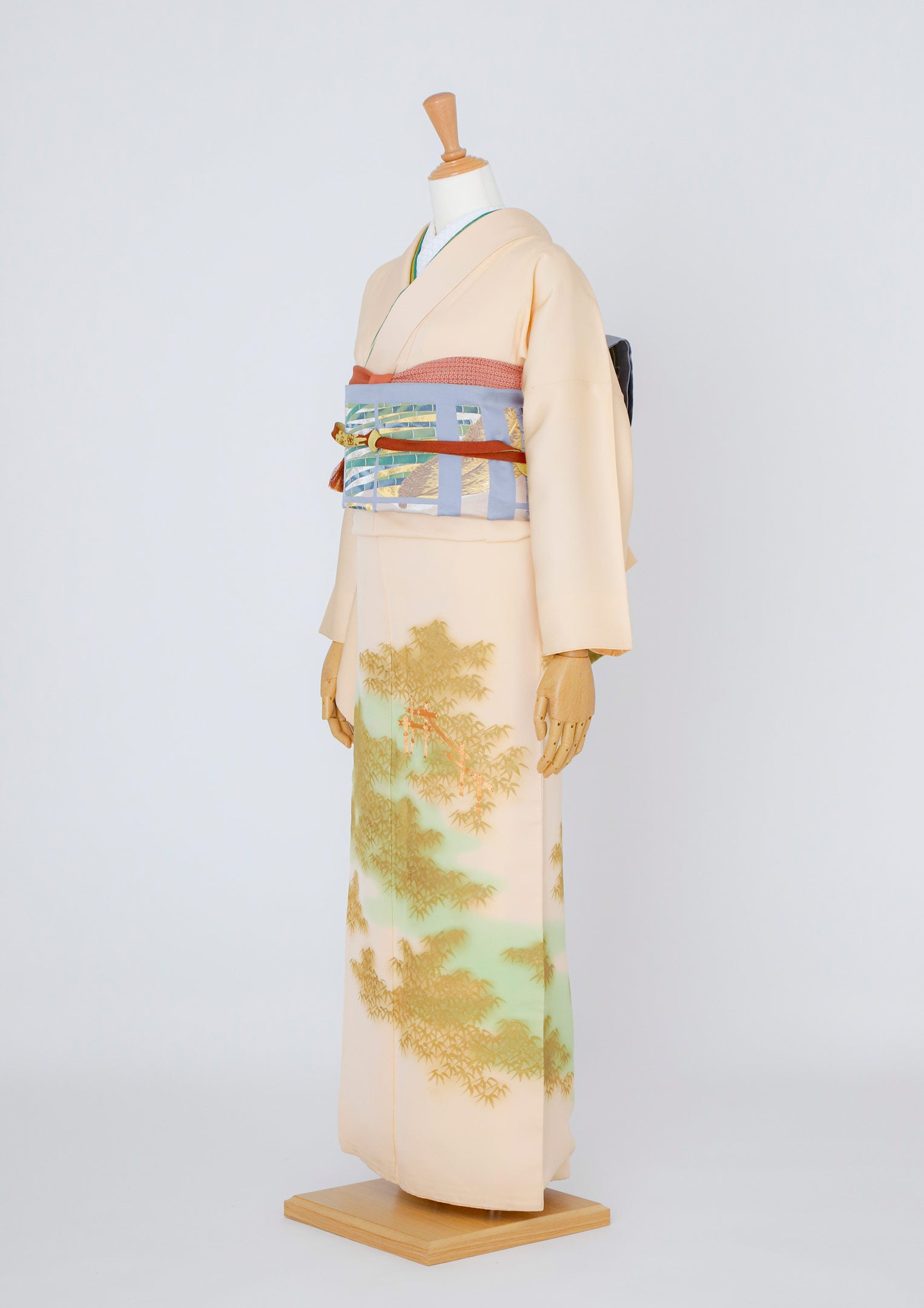 2516美品 キモノの三松 上品格調高い付下げ訪問着 訪問着レンタル：