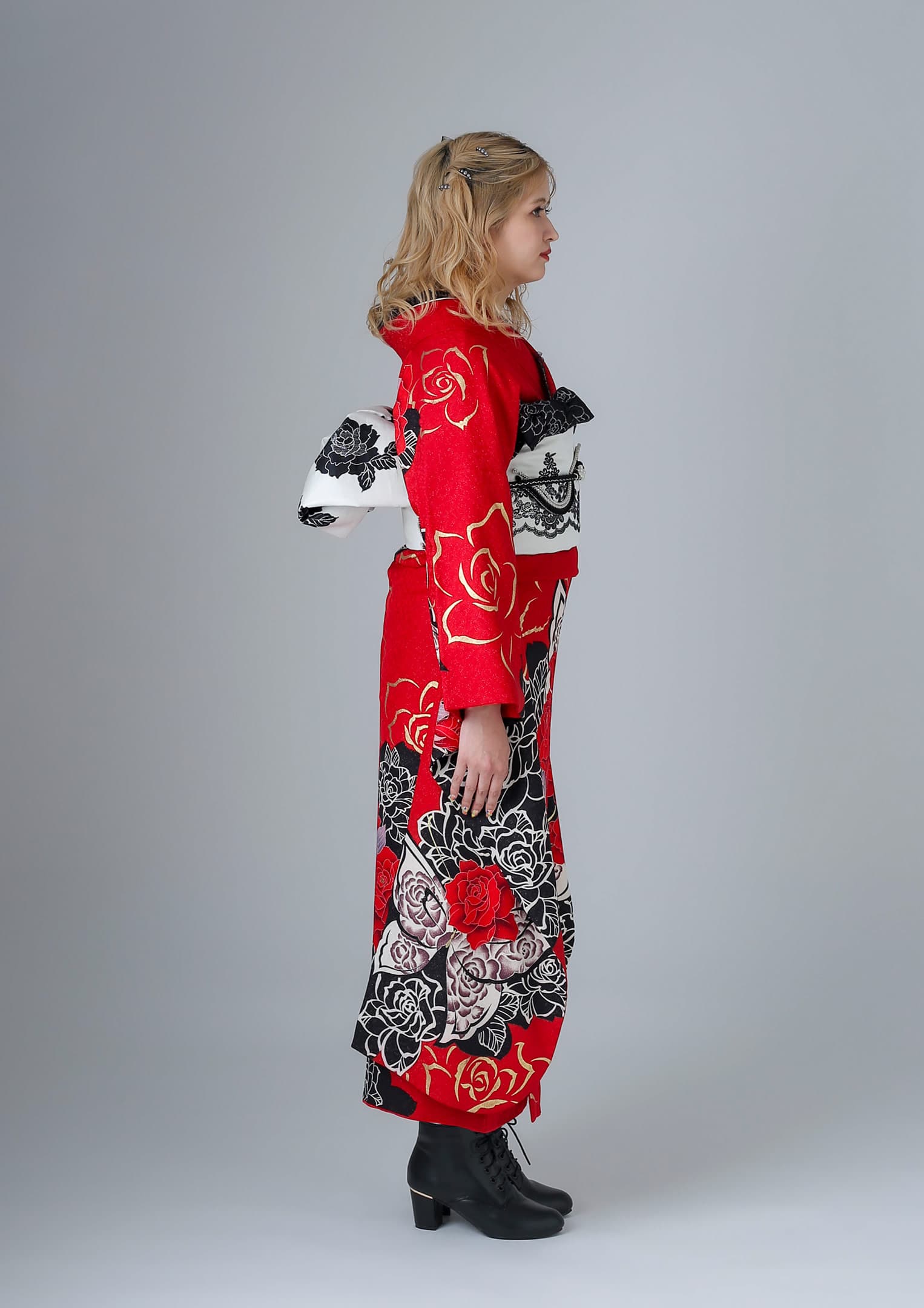 振袖ネットレンタル：ゴシック】赤と蝶/C-054 – kimono-hearts-onlinestore