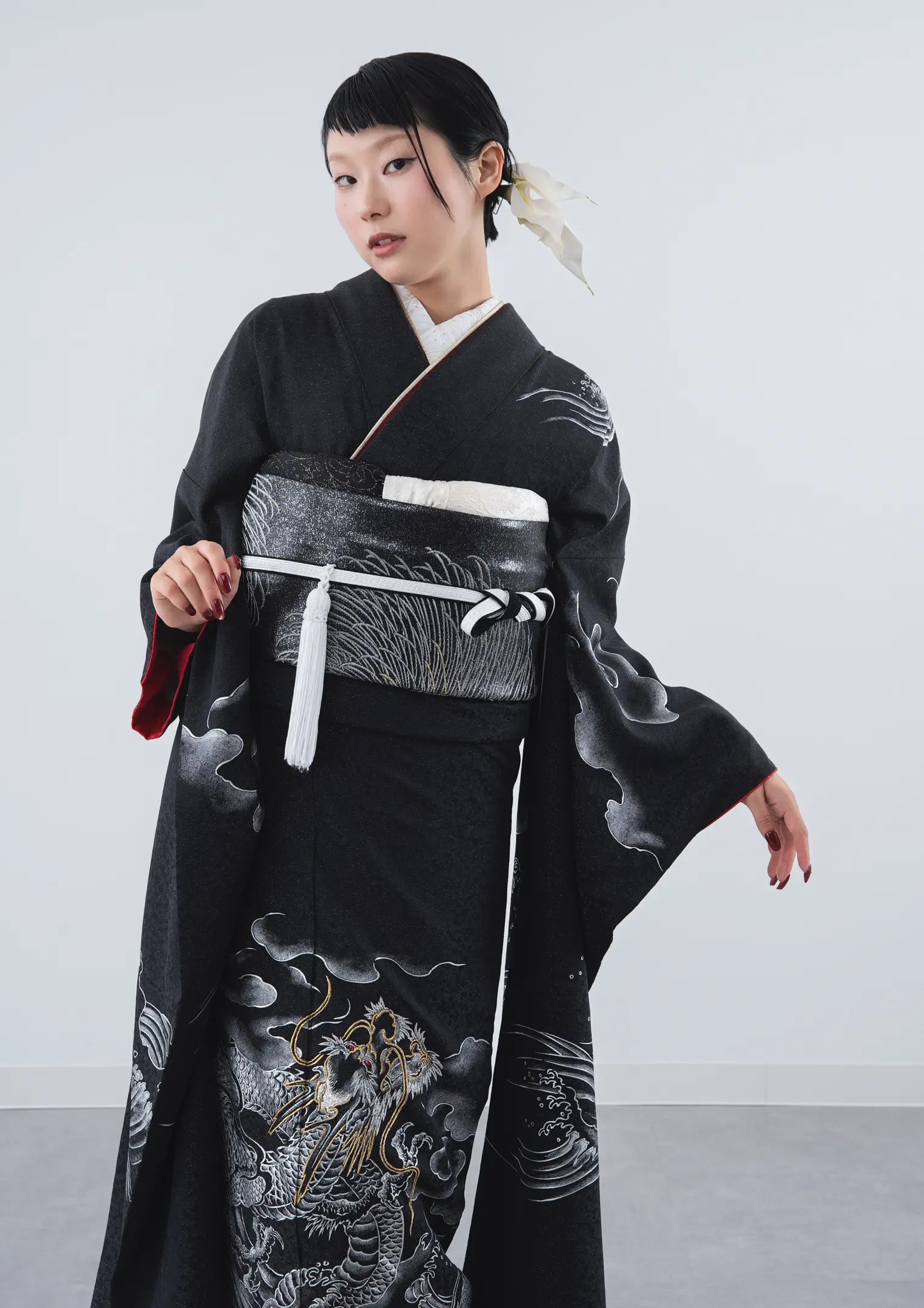 振袖ネットレンタル:黒に龍 】小粋にクールに/KH-329 – kimono-hearts 振袖ネットレンタル:黒に龍 】小粋にクールに/KH-329 – kimono-hearts