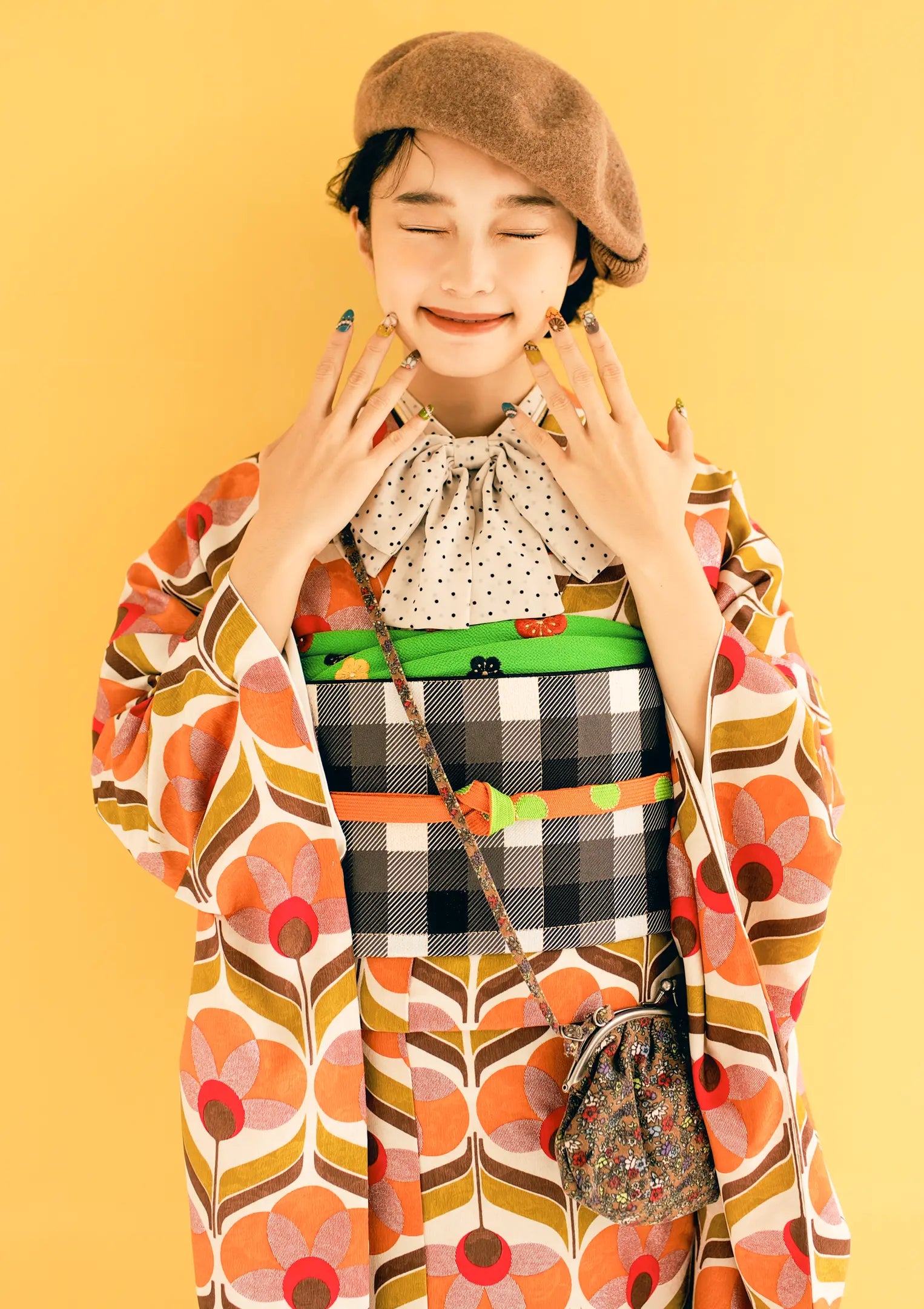 振袖ネットレンタル:ポップで個性的に 】キュートな雰囲気/KH-554 振袖ネットレンタル:ポップで個性的に 】キュートな雰囲気/KH-554