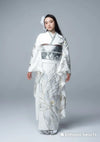 【振袖ネットレンタル：白に銀で品よく】艶やかに品よく/KH-587