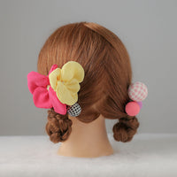 【髪飾り販売：成人式・卒業式に！ビビッドなピンクのちりめん飾り】振袖・袴用和装ヘアアクセサリー/hair-15