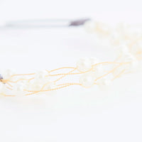 【髪飾り販売：成人式・卒業式に！パールガーランド風ヘアアクセサリー】振袖・袴用和装ヘアアクセサリー/hair-035