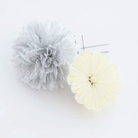 【髪飾り販売：成人式・卒業式に！パステルマムとイエローつまみフラワーのタッセル付き髪飾りセット】振袖・袴用和装ヘアアクセサリー/hair-118