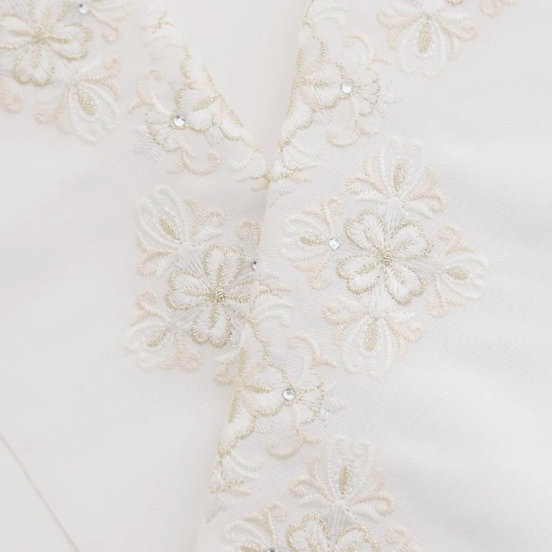 半衿:華紋ラインストーン白 – kimono-hearts-onlinestore 半衿:華紋ラインストーン白 – kimono-hearts-onlinestore