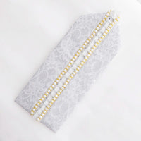 【重ね衿販売】成人式・卒業式 袴 ホワイトレース×パールの重ね衿｜振袖・袴用レース伊達衿和装小物