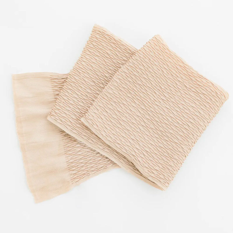 【帯揚げ販売：和装小物】ふくれベージュ