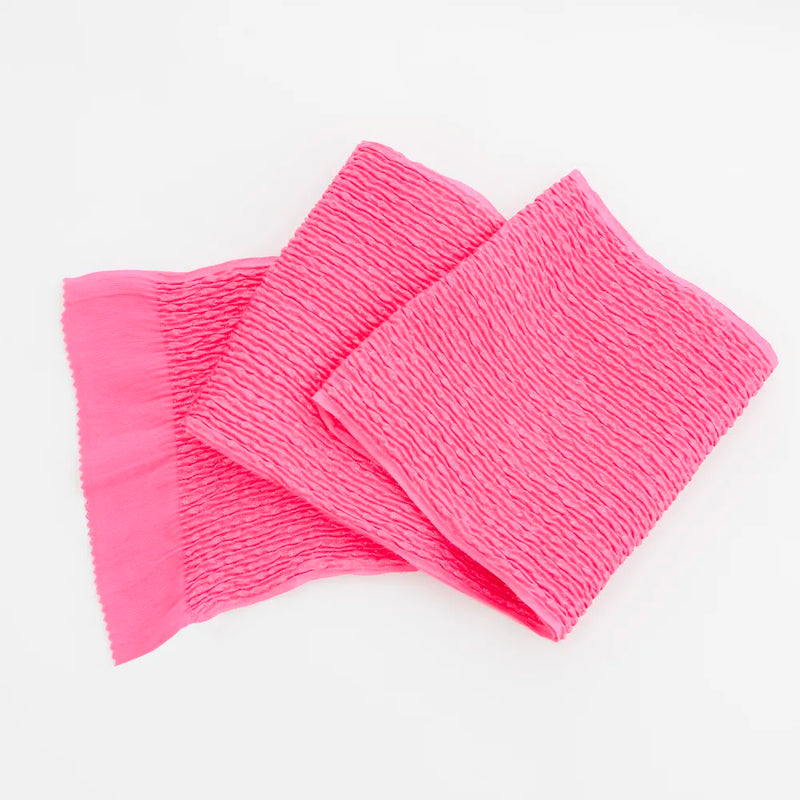 【帯揚げ販売：和装小物】ふくれピンク