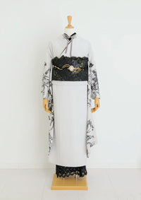 【振袖ネットレンタルすぐ届く成人式振袖】最短1週間でお届け！肩のフリルが個性的/KH-530