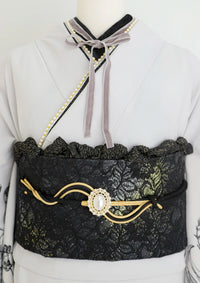 【振袖ネットレンタルすぐ届く成人式振袖】最短1週間でお届け！肩のフリルが個性的/KH-530