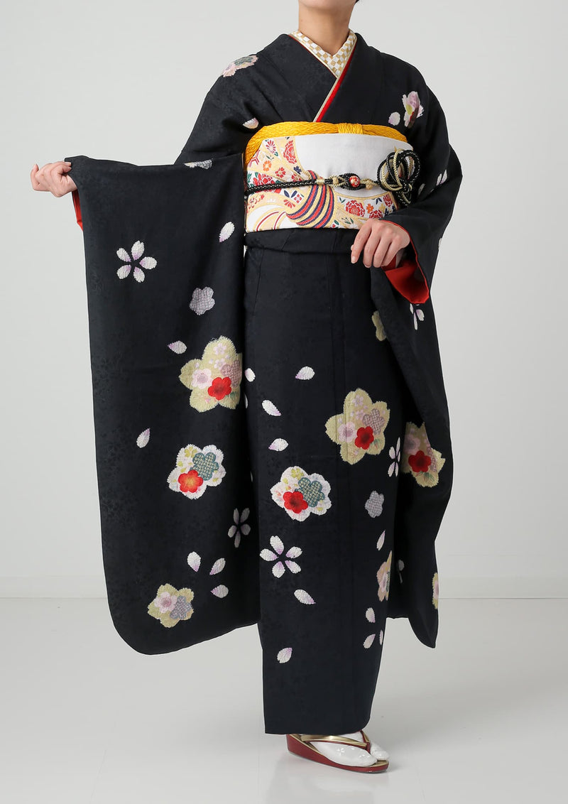 振袖レンタル：C-009】絞り桜 シンプル古典 – kimono-hearts-onlinestore