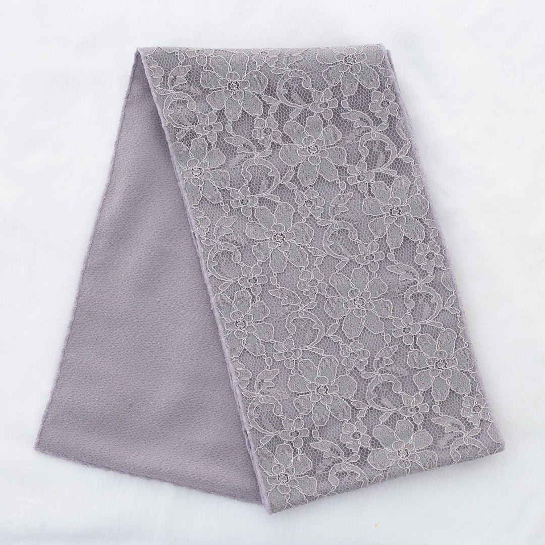 半衿：花柄レースグレー – kimono-hearts-onlinestore