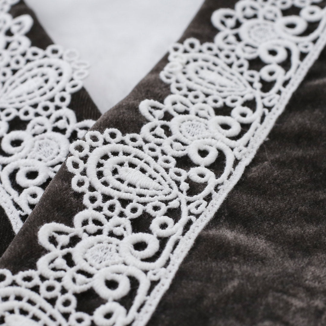 半衿販売：和装小物】ベロアレースこげ茶 – kimono-hearts-onlinestore