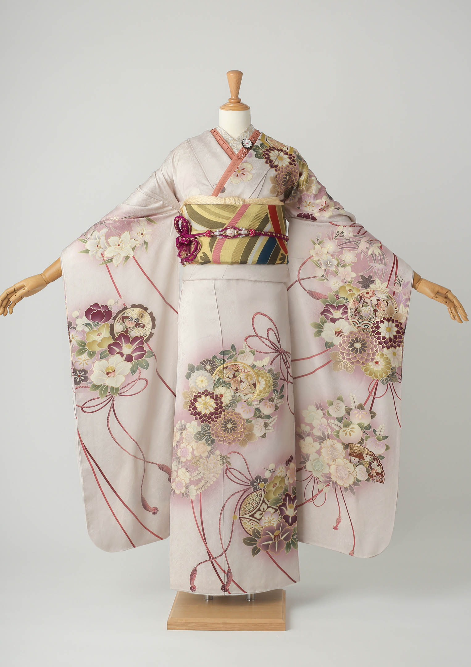 kki.2552 【KIMONO Custom】春風と蝶の羽音KIMONOガウン